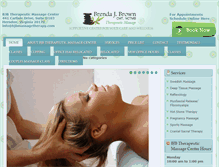 Tablet Screenshot of bjbmassagetherapy.com